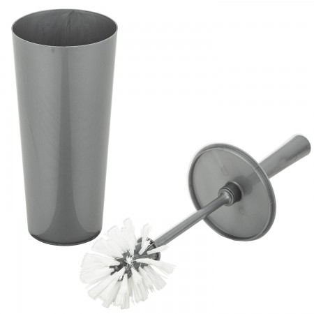 Ершик для унитаза с подставкой (высокий стан), закрытый, "Стар", серебристый, IDEA, М 5017 602586