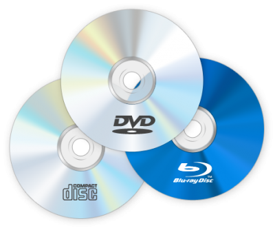 Диски CD, DVD, BD (Blu-ray)